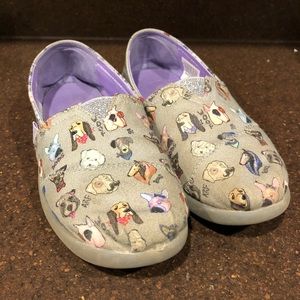 Girls’ sketchers Bob Shoes - Puppy design